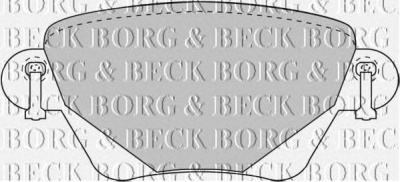 BORG & BECK bbp1707 -  Комплект тормозных колодок, дисковый тормоз